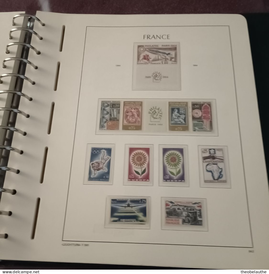 Collection Timbres France 1944-2000 (6 Albums) - Other & Unclassified