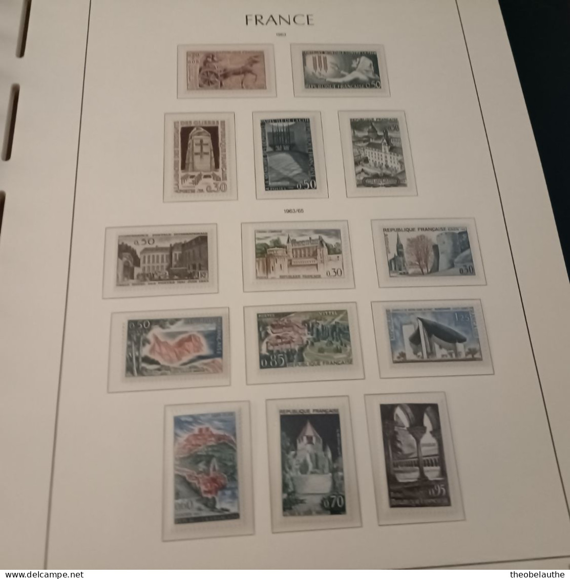 Collection Timbres France 1944-2000 (6 Albums)