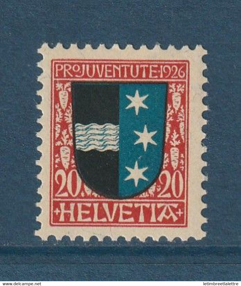 Suisse - YT N° 224 ** - Neuf Sans Charnière - 1926 - Ungebraucht