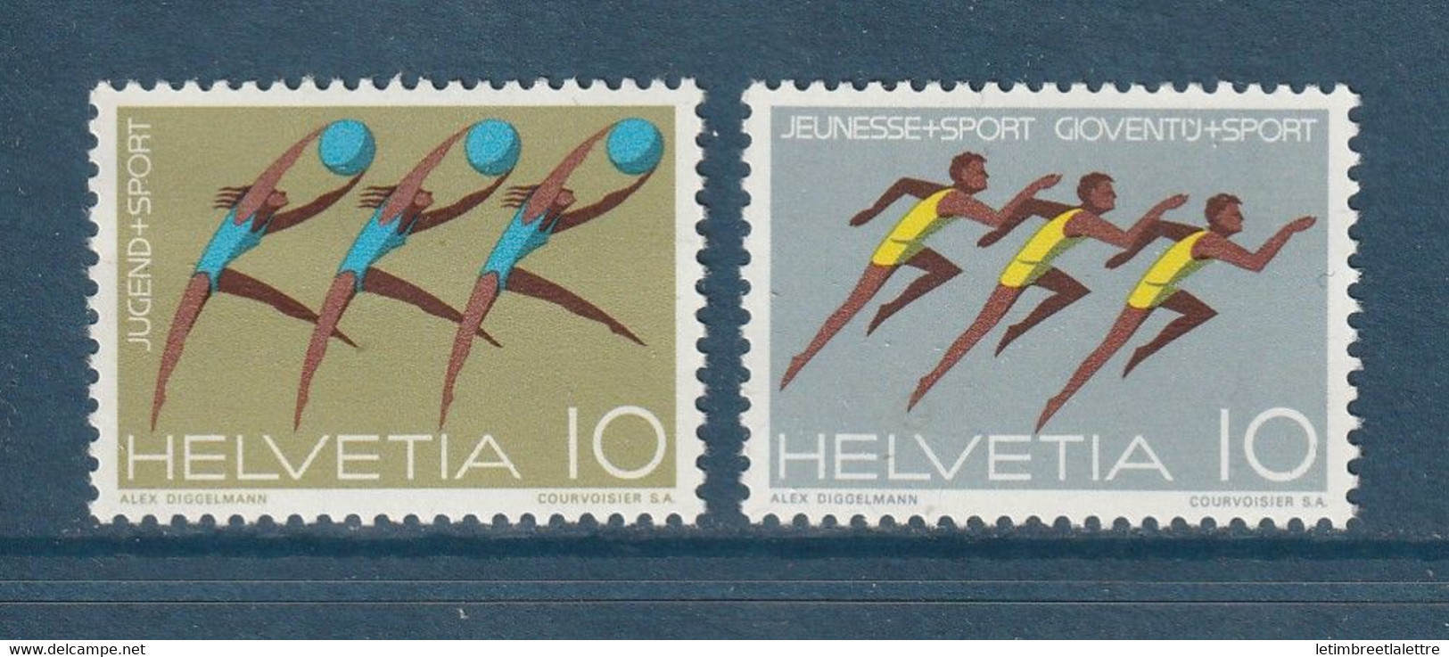 Suisse - YT N° 872 Et 873 ** - Neuf Sans Charnière - 1971 - Nuovi