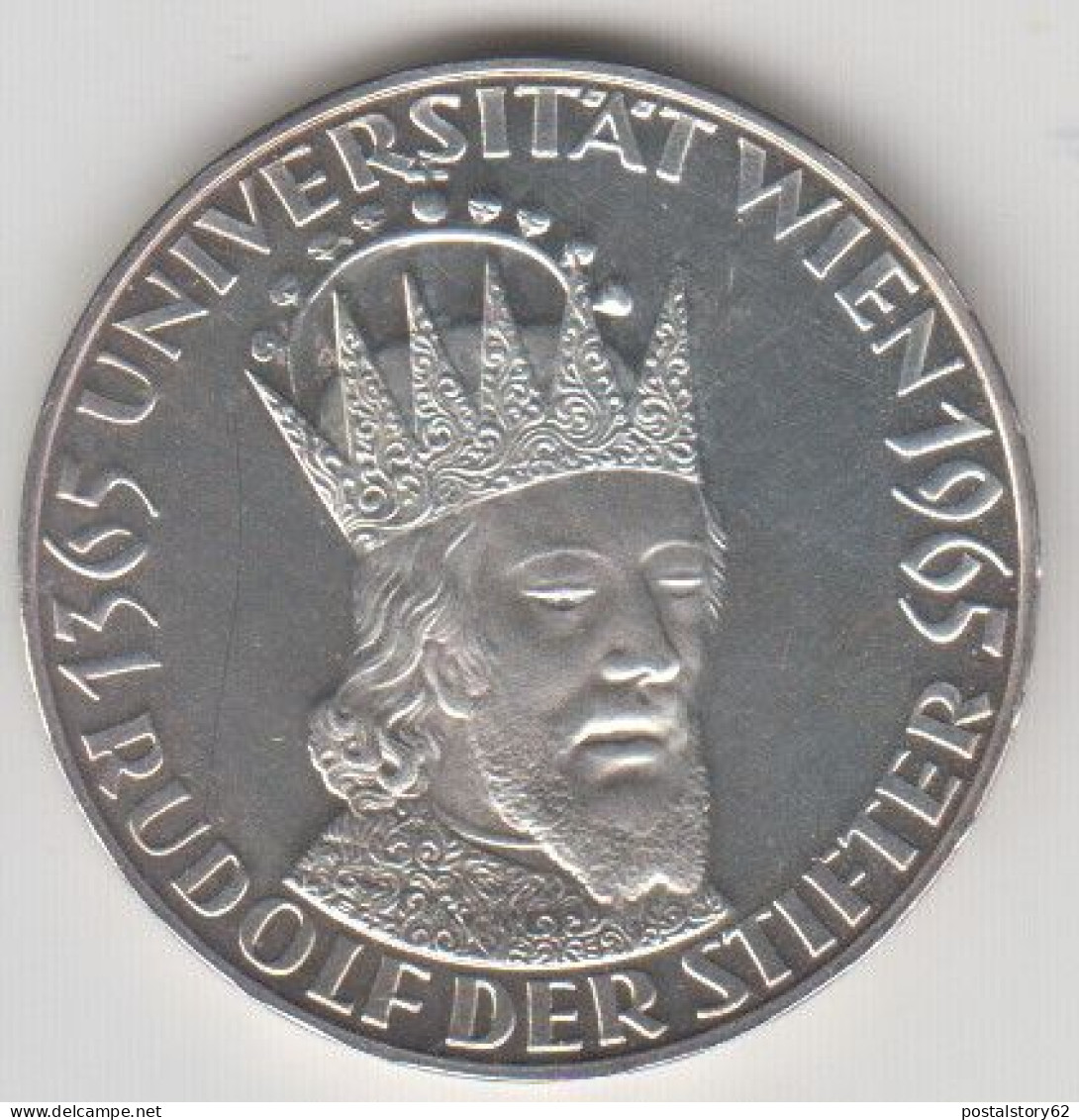 Austria, Moneta Arg. 900 Prof 1965 FDC - 600° Anniversario Università Di Vienna - - Autriche