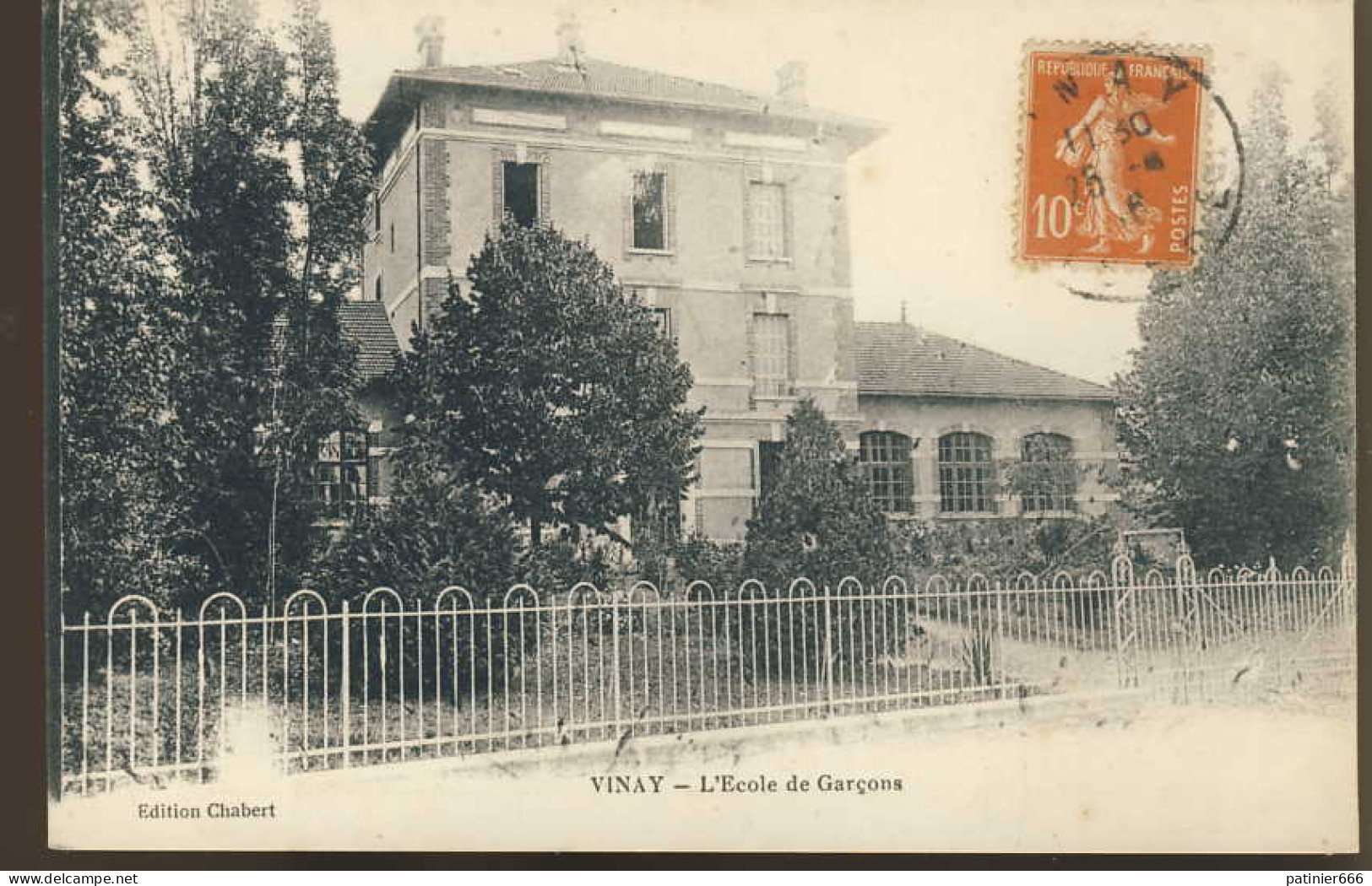 Vinay L'ecole De Garçons - Vinay