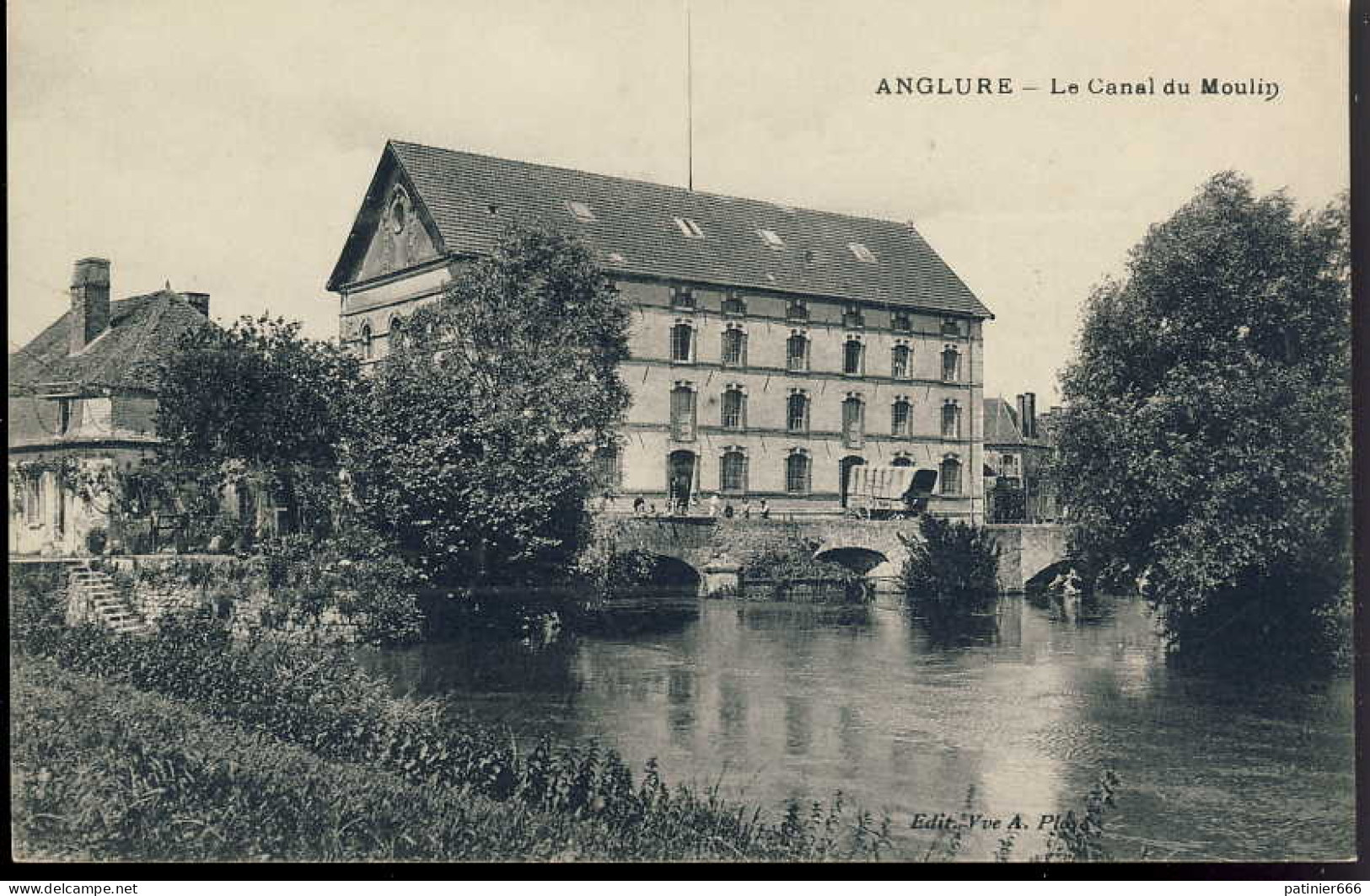 Anglure Le Canal Du Moulin - Anglure