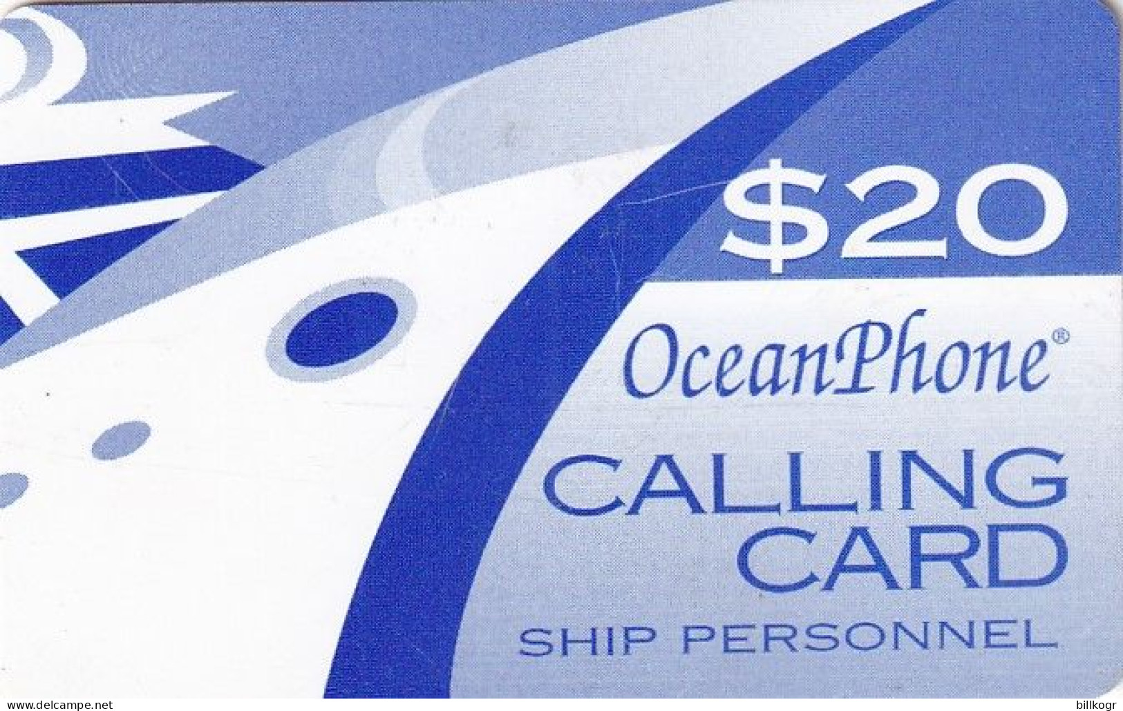 PUERTO RICO - Oceanphone By Itelsa Satellite Prepaid Card $20 Exp.date 31/12/01, Used - Puerto Rico