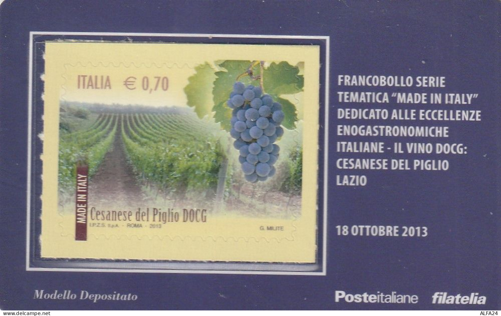 TESSERA FILATELICA VALORE 0,7 EURO CESANESE (TF1230 - Philatelistische Karten