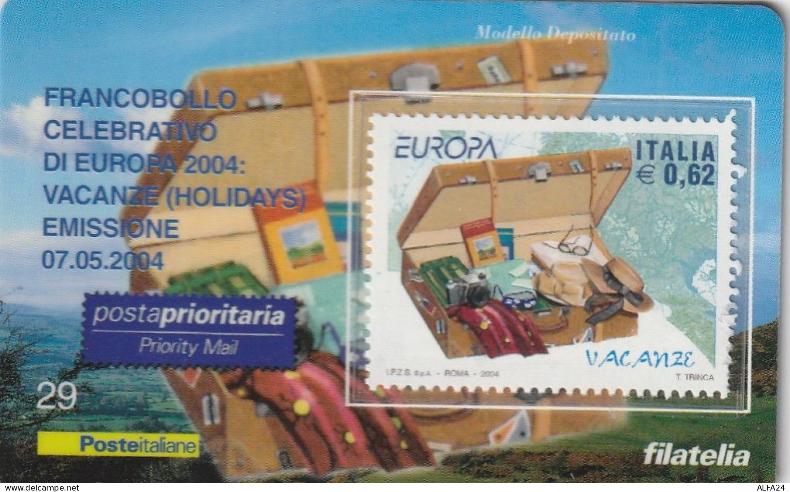 TESSERA FILATELICA VALORE 0,62 EURO EUROPA (TF1211 - Cartes Philatéliques