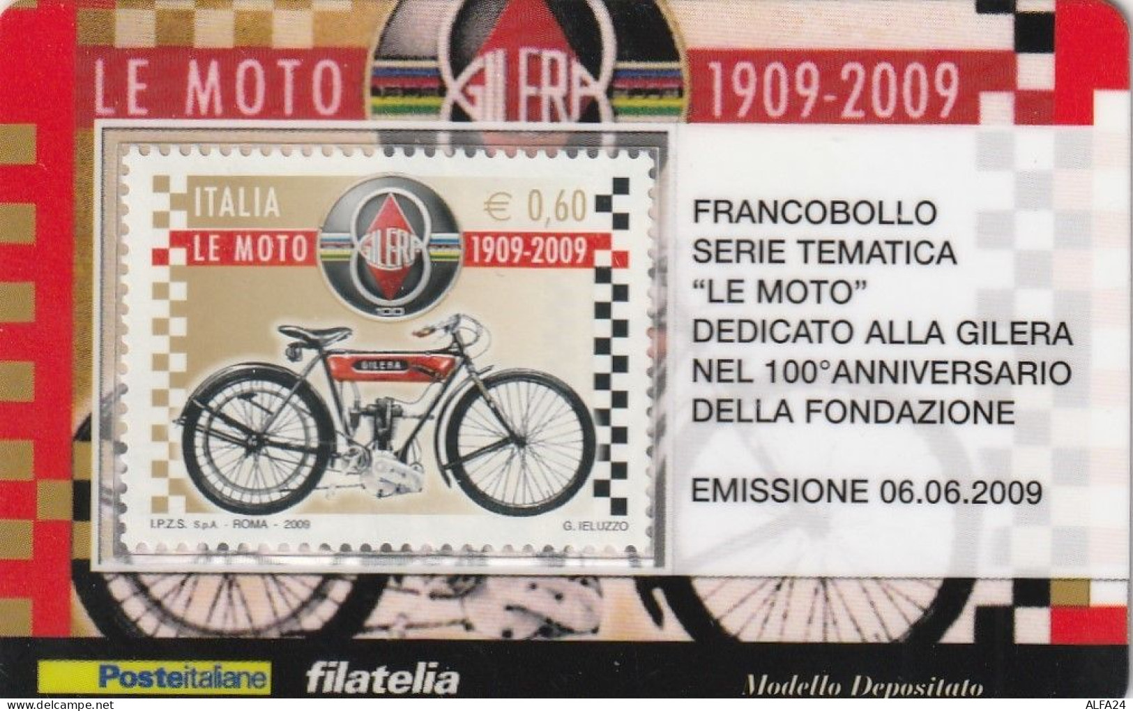 TESSERA FILATELICA VALORE 0,6 EURO GILERA (TF1150 - Philatelic Cards