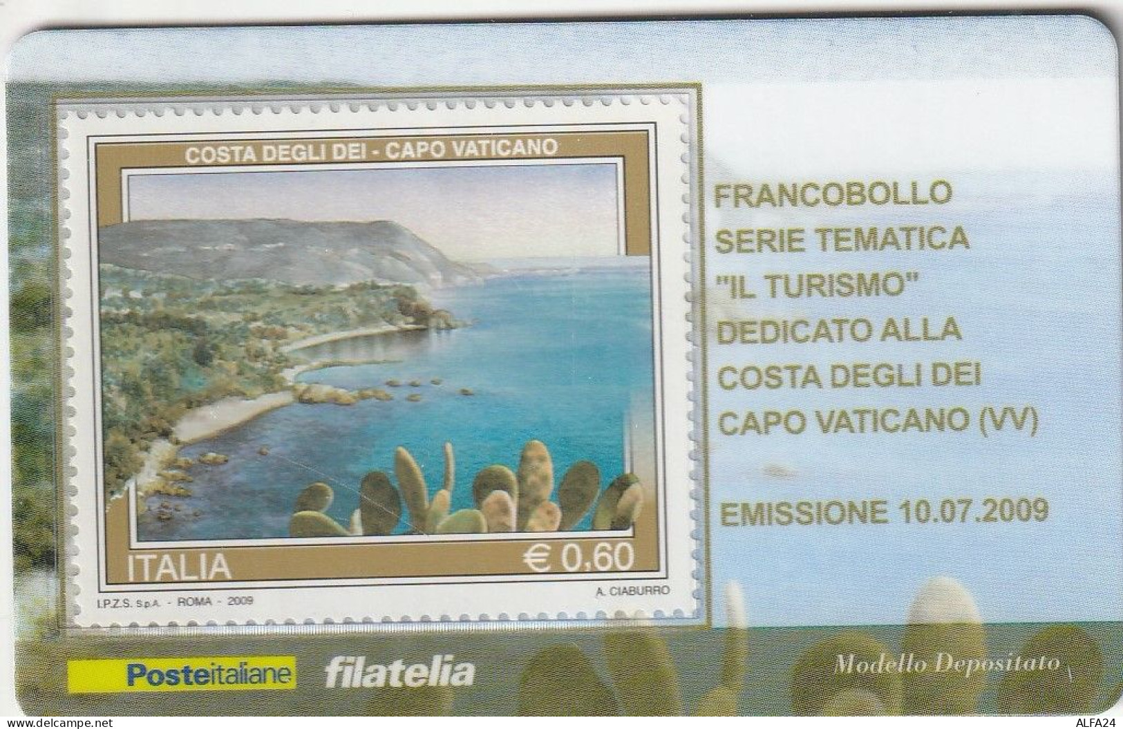 TESSERA FILATELICA VALORE 0,6 EURO CAPO VATICANO (TF1029 - Tarjetas Filatélicas