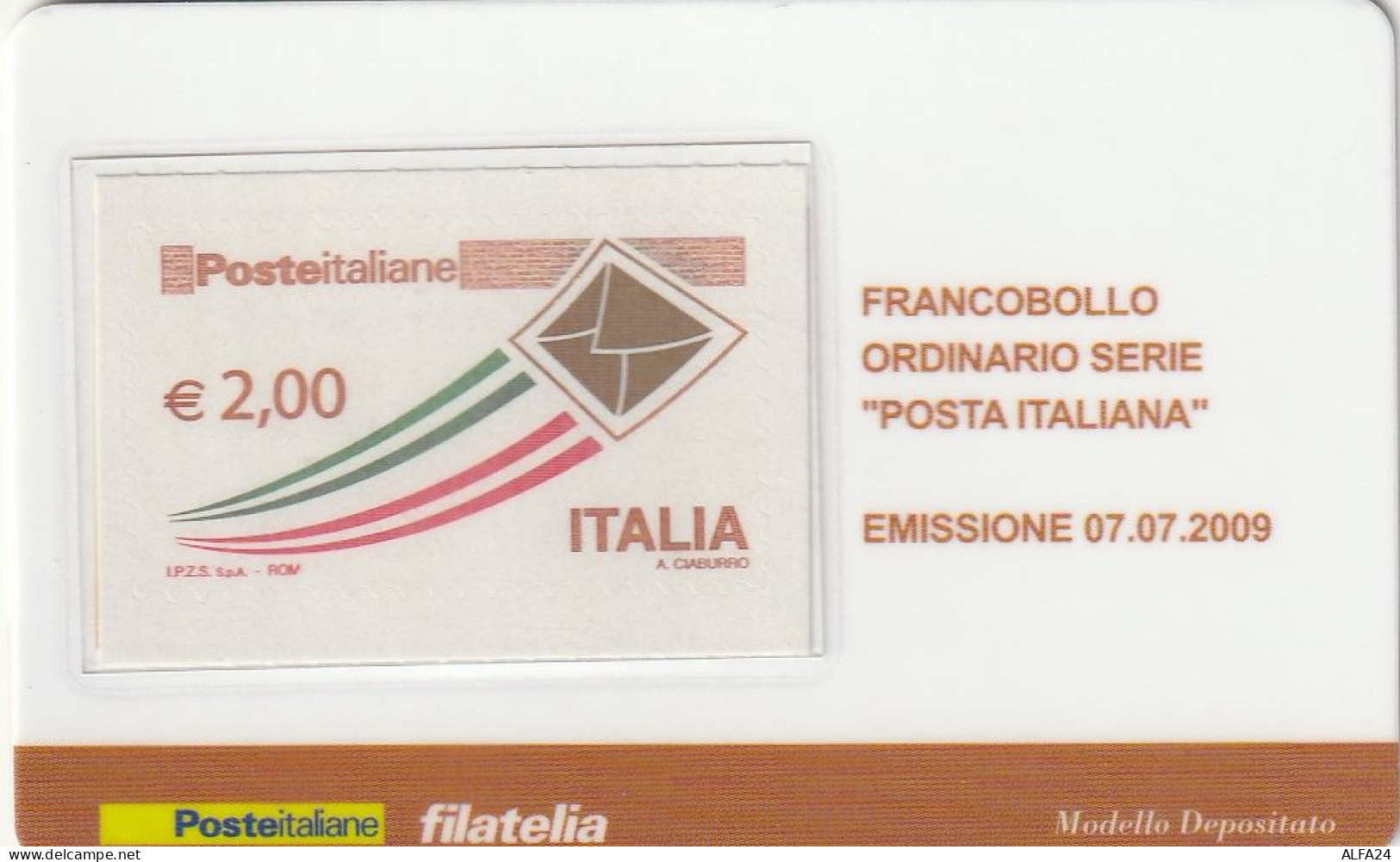 TESSERA FILATELICA VALORE 2 EURO ORDINARIO (TF962 - Cartes Philatéliques