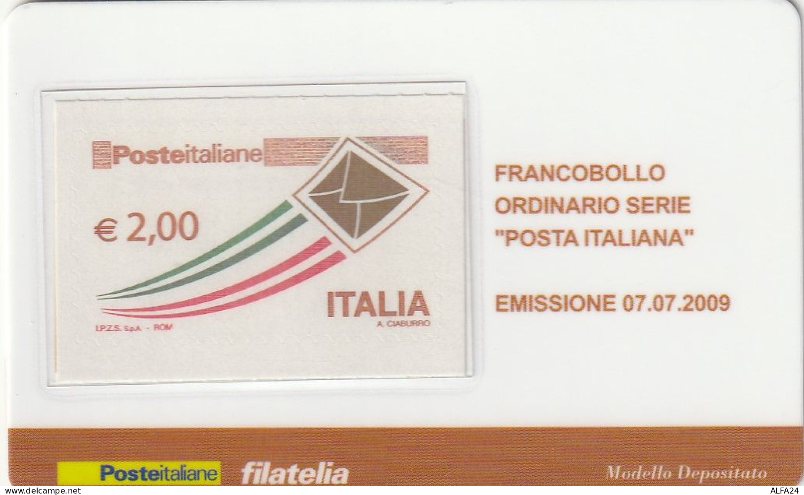 TESSERA FILATELICA VALORE 2 EURO ORDINARIO (TF962 - Philatelic Cards