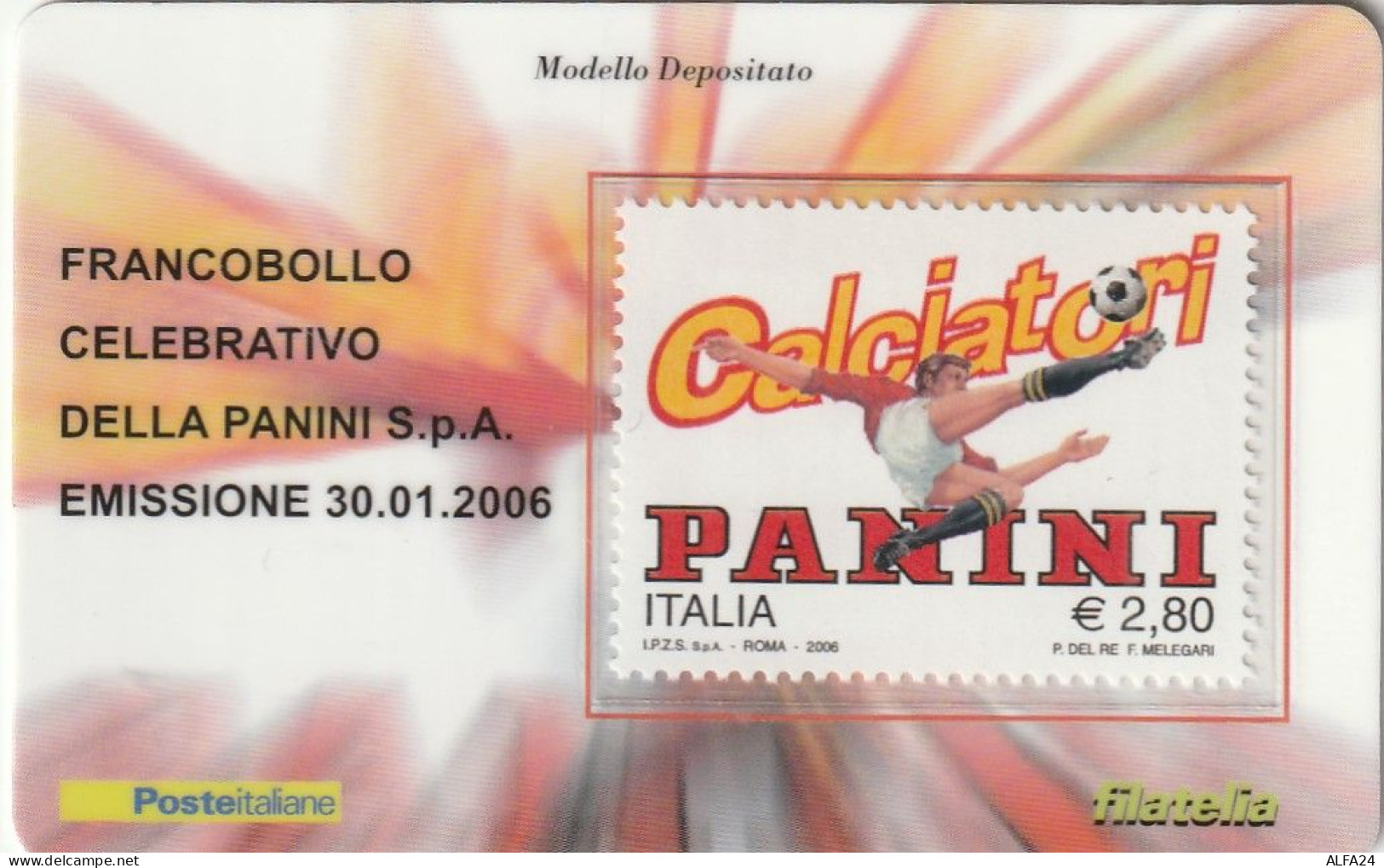 TESSERA FILATELICA VALORE 2,8 EURO PANINI (TF941 - Philatelic Cards