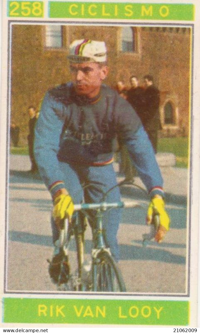 258 CICLISMO - RIK VAN LOOY - CAMPIONI DELLO SPORT 1967-68 PANINI STICKERS FIGURINE - Cyclisme