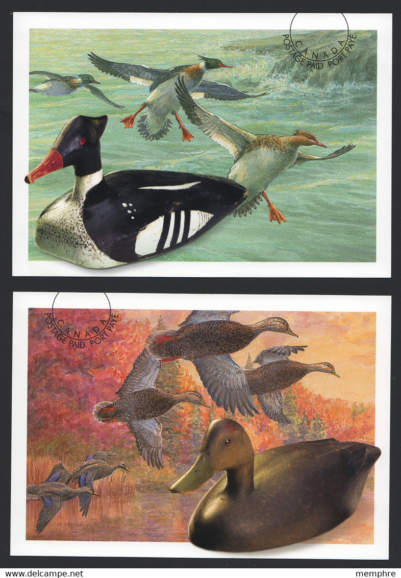 2006  Duck Decoys - Appelants De Canards    - Set Of 4 Cards - 1953-.... Reign Of Elizabeth II