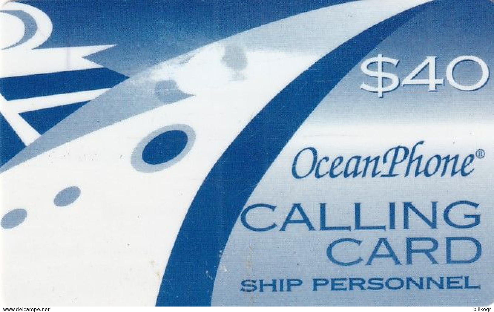 US VIRGIN ISLANDS - Oceanphone By Teledebit Satellite Prepaid Card $40, Exp.date 31/12/99, Used - Jungferninseln (Virgin I.)