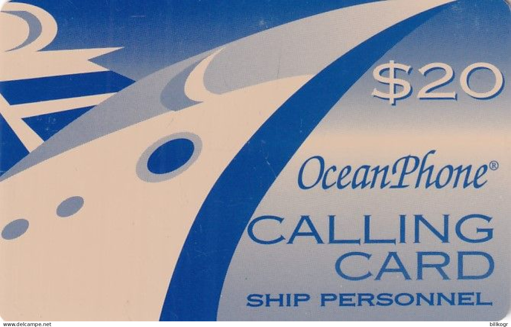 US VIRGIN ISLANDS - Oceanphone By Teledebit Satellite Prepaid Card $20, Exp.date 31/12/99, Used - Jungferninseln (Virgin I.)