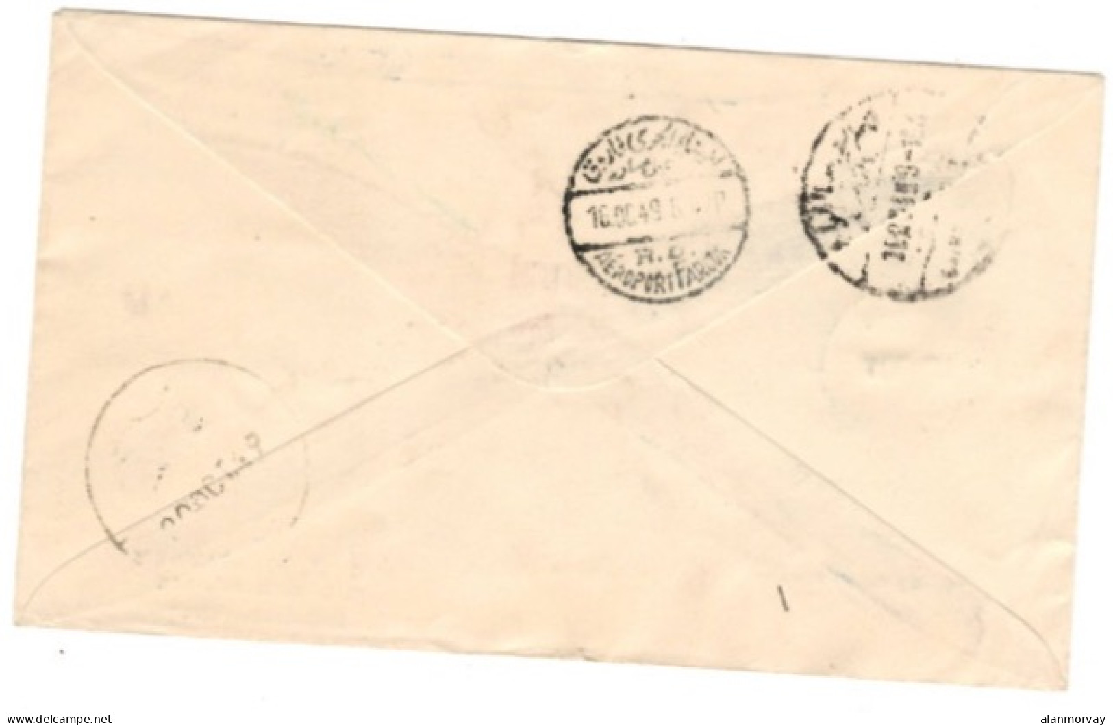 Aden - Aden Quaiti State Of Shihr And Mukalla October 10, 1949 Registered Cover To Iraq - Aden (1854-1963)