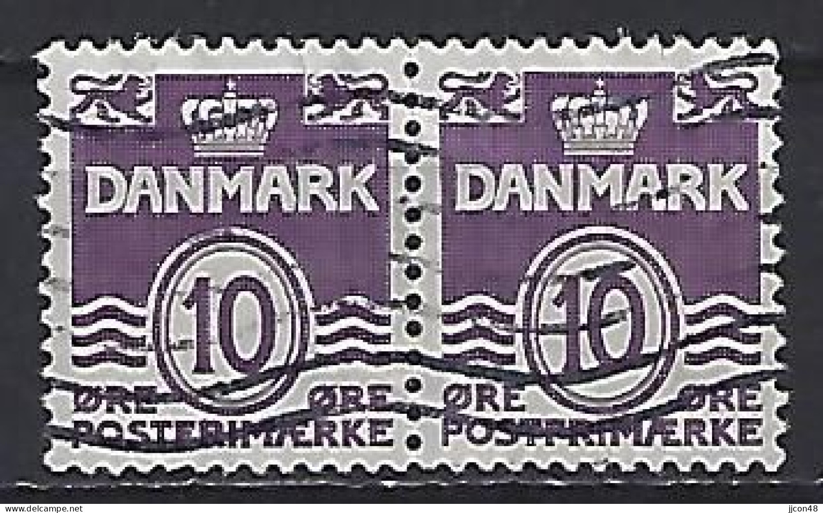 Denmark 1937-38  Wavy Lines (o) Mi.245x C - Gebraucht