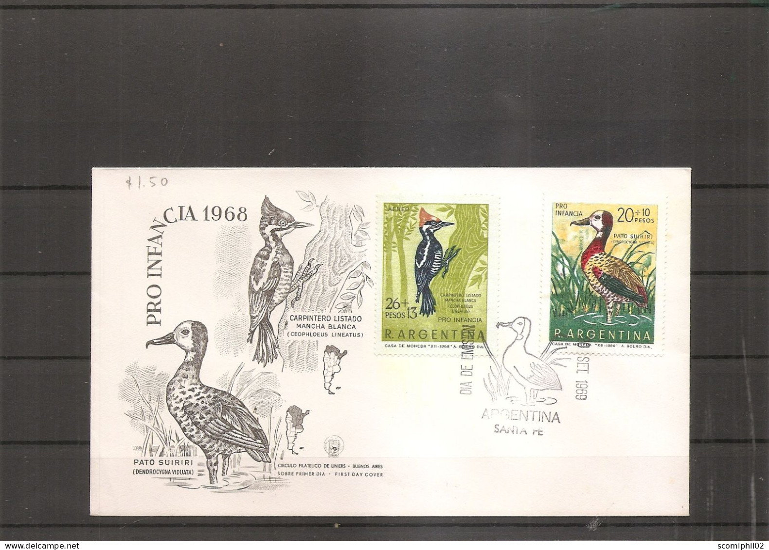 Argentine - Oiseaux ( FDC De 1969 à Voir) - FDC