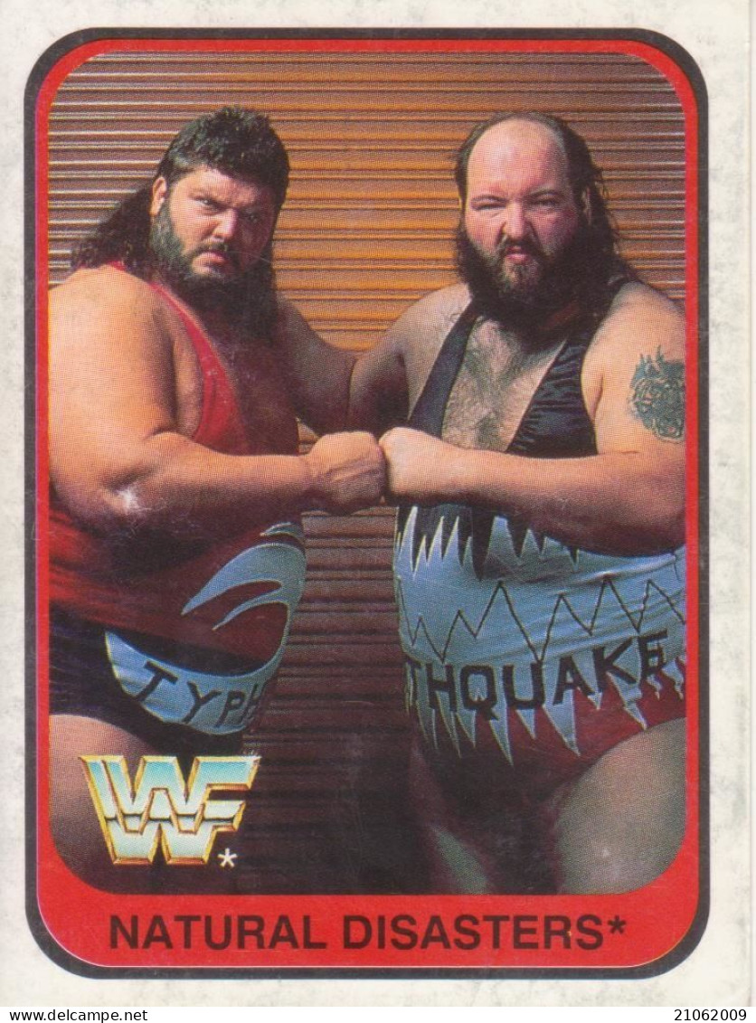 78/150 NATURAL DISASTERS - WRESTLING WF 1991 MERLIN TRADING CARD - Trading Cards