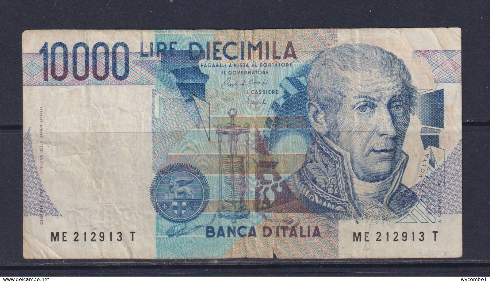 ITALY - 1984 10000 Lira Circulated Banknote - 10000 Liras