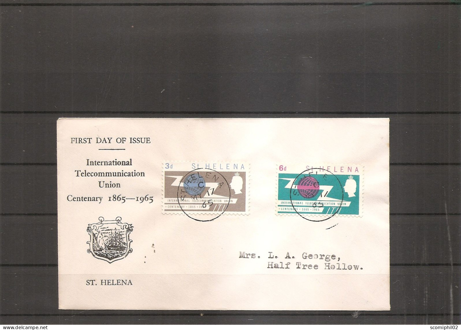 Sainte-Hélène - Télécom ( FDC De 1965 à Voir) - Saint Helena Island