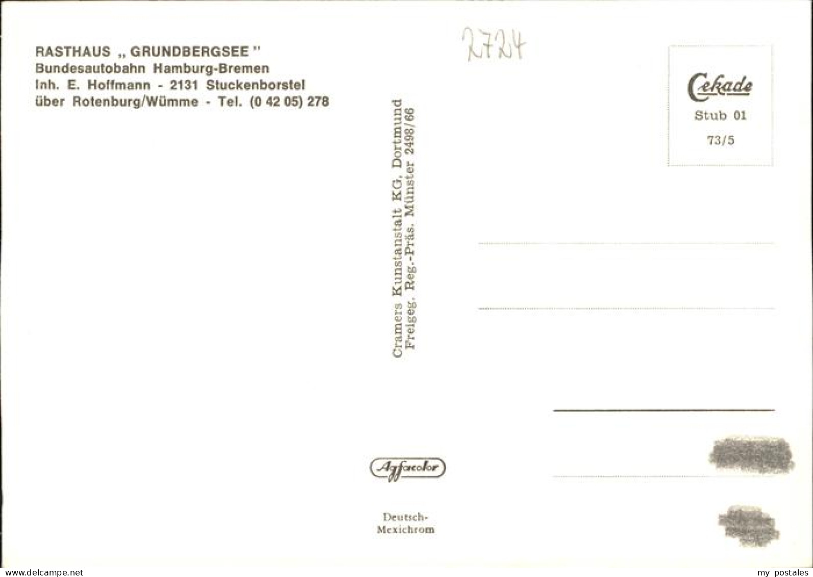 41290541 Rotenburg Wuemme Rathaus Grundebergsee E. Hoffmann Rotenburg - Rotenburg