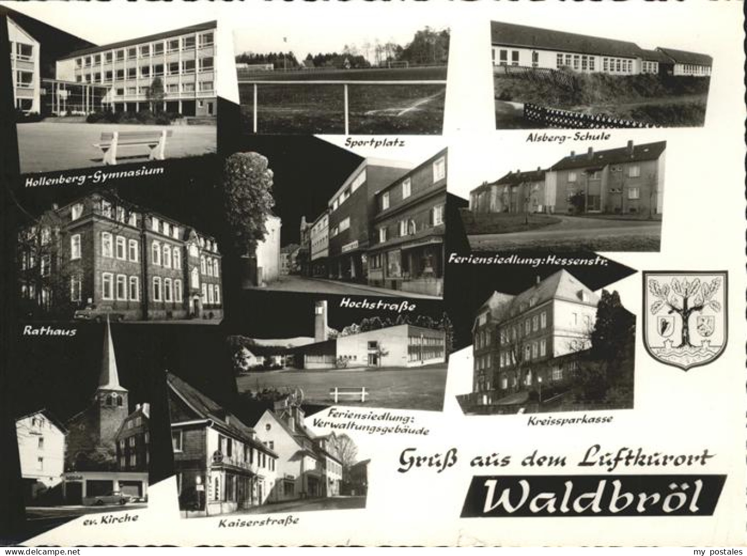 41289125 Waldbroel Hollenberg Gymnasium Sportplatz Alsberg Schule Rathaus Hochst - Waldbröl