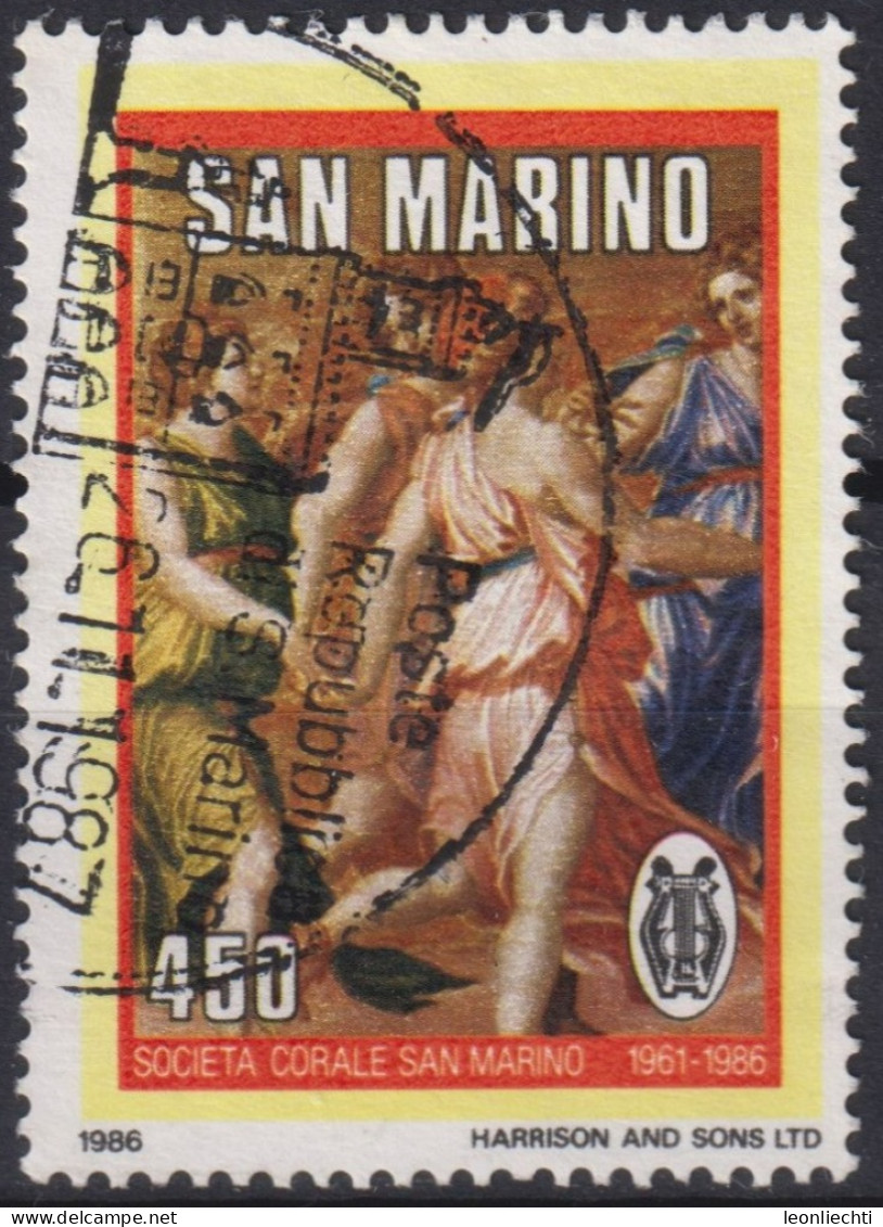 1986 San Marino ° Mi:SM 1349, Sn:SM 1116, Yt:SM 1143, Choral Society - Gebruikt