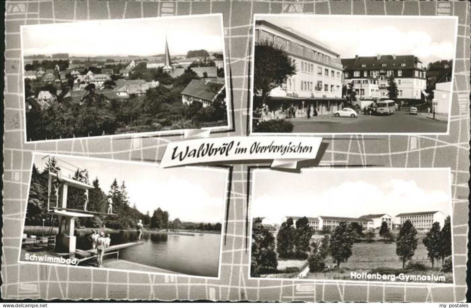 41289083 Waldbroel Teilansicht Waldbroel Schwimmbad Hollenberg Gymnasium Waldbro - Waldbröl