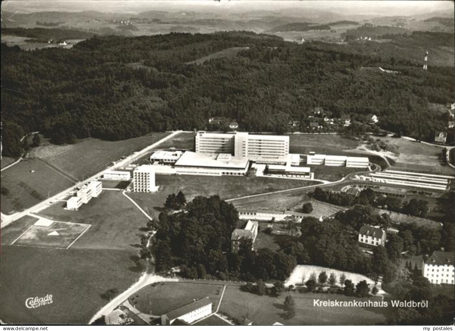 41289034 Waldbroel Luftaufnahme Kreiskrankenhaus Waldbroel - Waldbröl