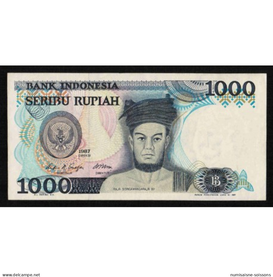 INDONESIE - PICK 124 A - 1 000 RUPIAH - 1987 - SUP - Indonésie