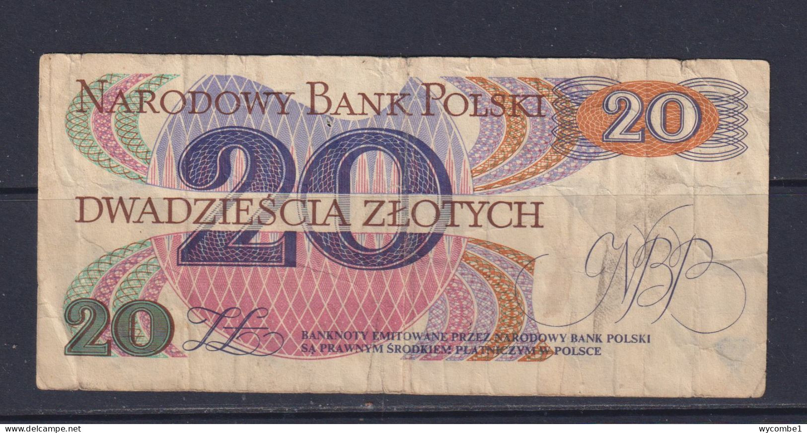 POLAND - 1982 20 Zloty Circulated Banknote - Pologne