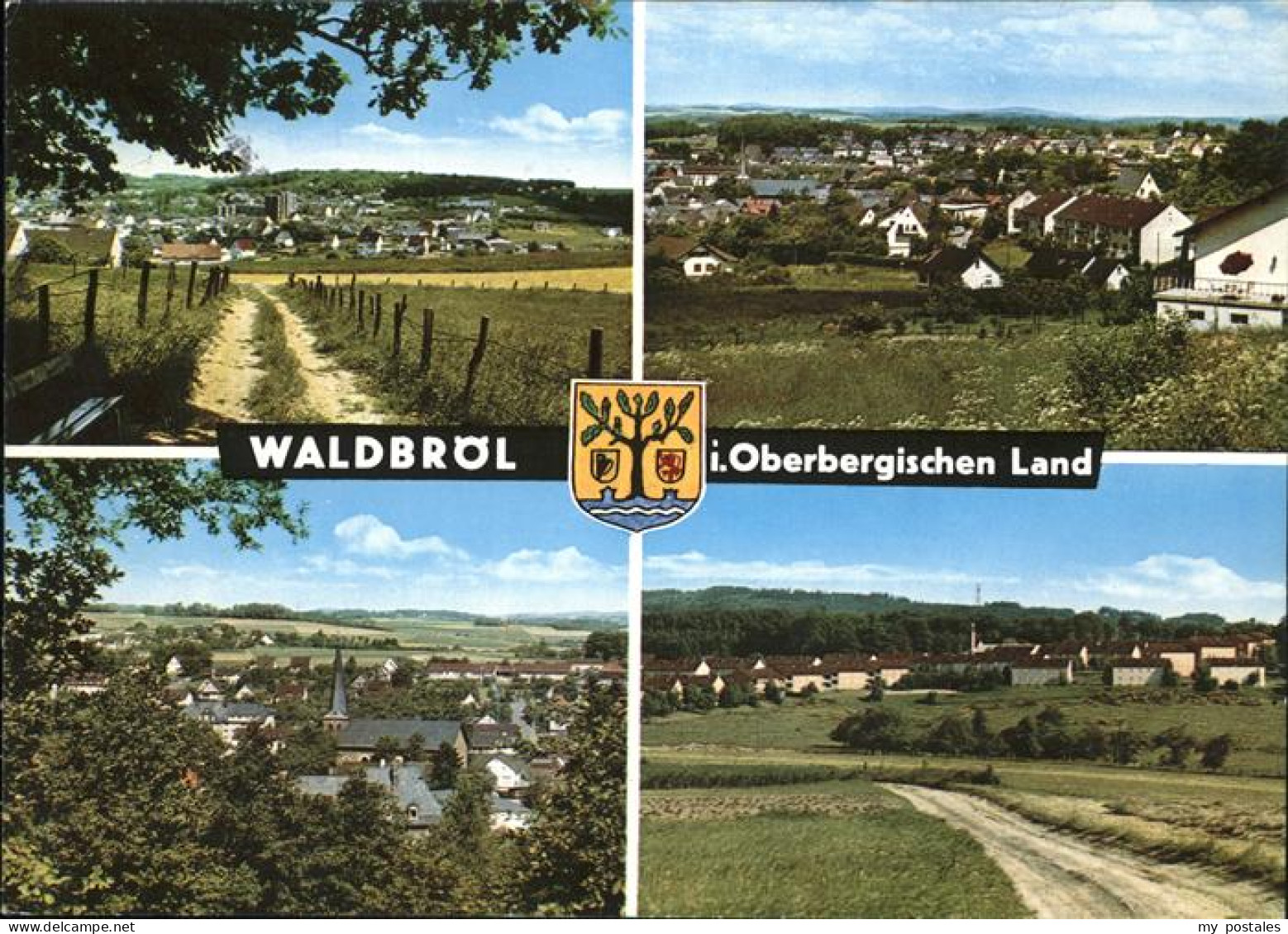 41288858 Waldbroel Teilansichten Waldbroel Stadtwappen Waldbroel - Waldbröl