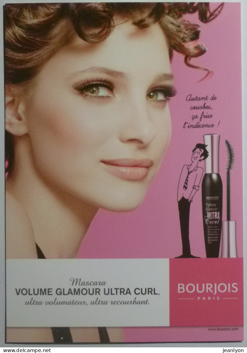 MODE / MAQUILLAGE FEMME - Mascara - Carte Publicitaire Bourjois - Mode