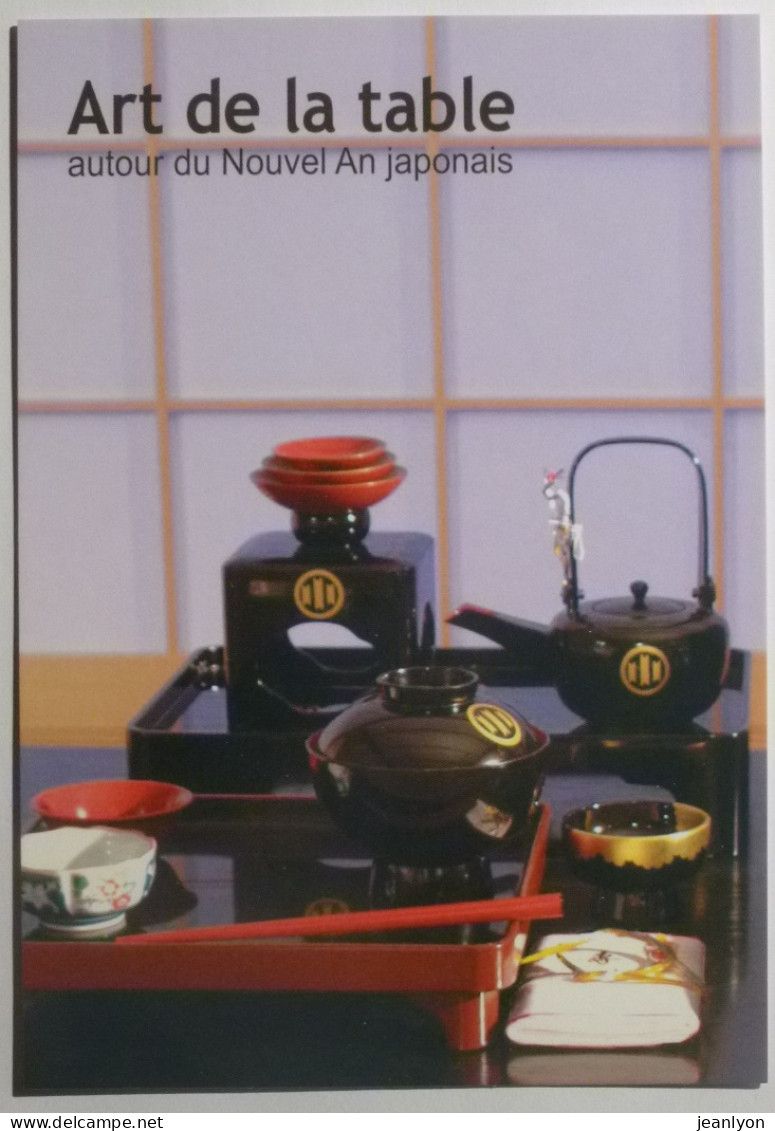 ART DE LA TABLE / JAPON - Culture Japonaise - Autour Du Nouvel An - Carte Publicitaire - Asie