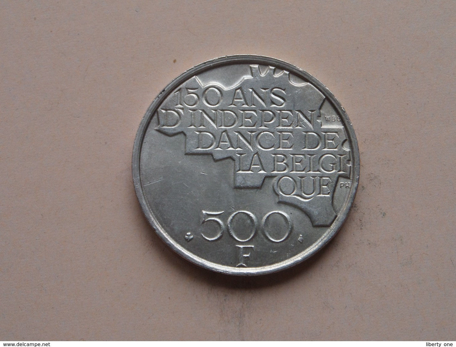 1980 FR - 500 FRANC - Morin 800 ( UNCLEANED COIN - For Grade, Please See Photo ) ! - 500 Frank