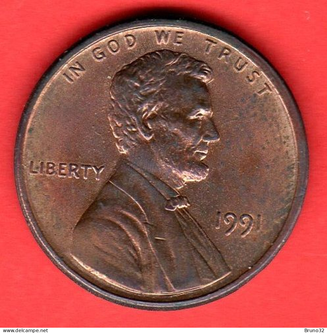 USA - United States - Stati Uniti - 1991 - 1 Cent - QFDC/aUNC - Come Da Foto - 1959-…: Lincoln, Memorial Reverse