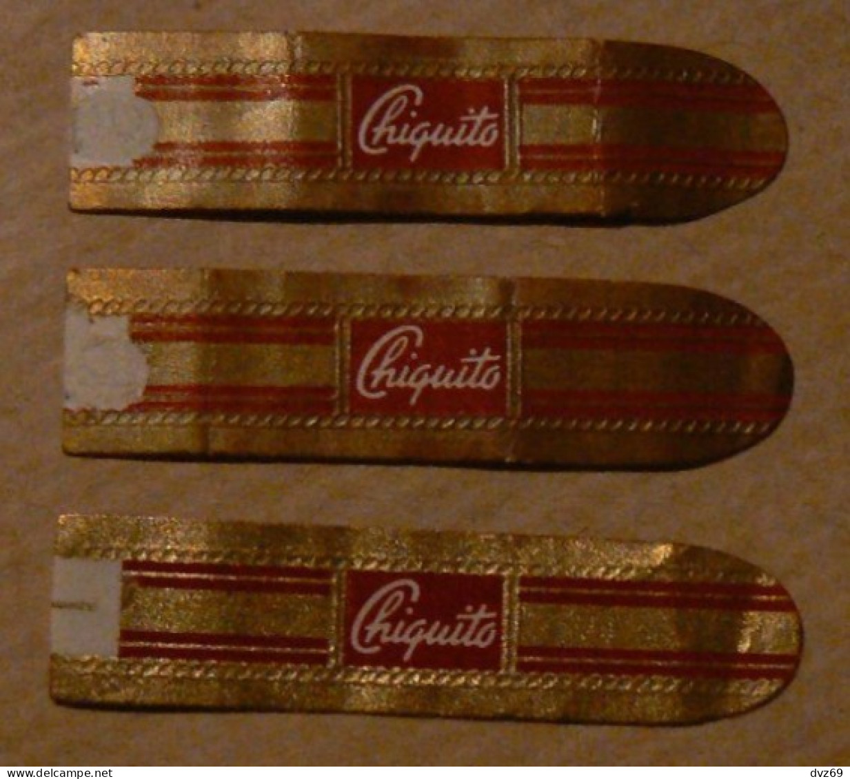 3 Bagues De Cigarillos Chiquito, TB - Bagues De Cigares