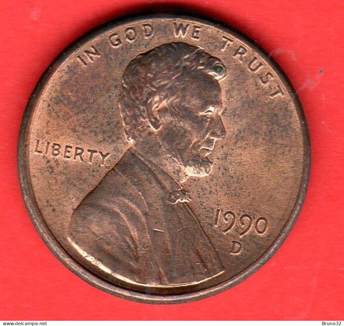 USA - United States - Stati Uniti - 1990 D - 1 Cent - QFDC/aUNC - Come Da Foto - 1959-…: Lincoln, Memorial Reverse