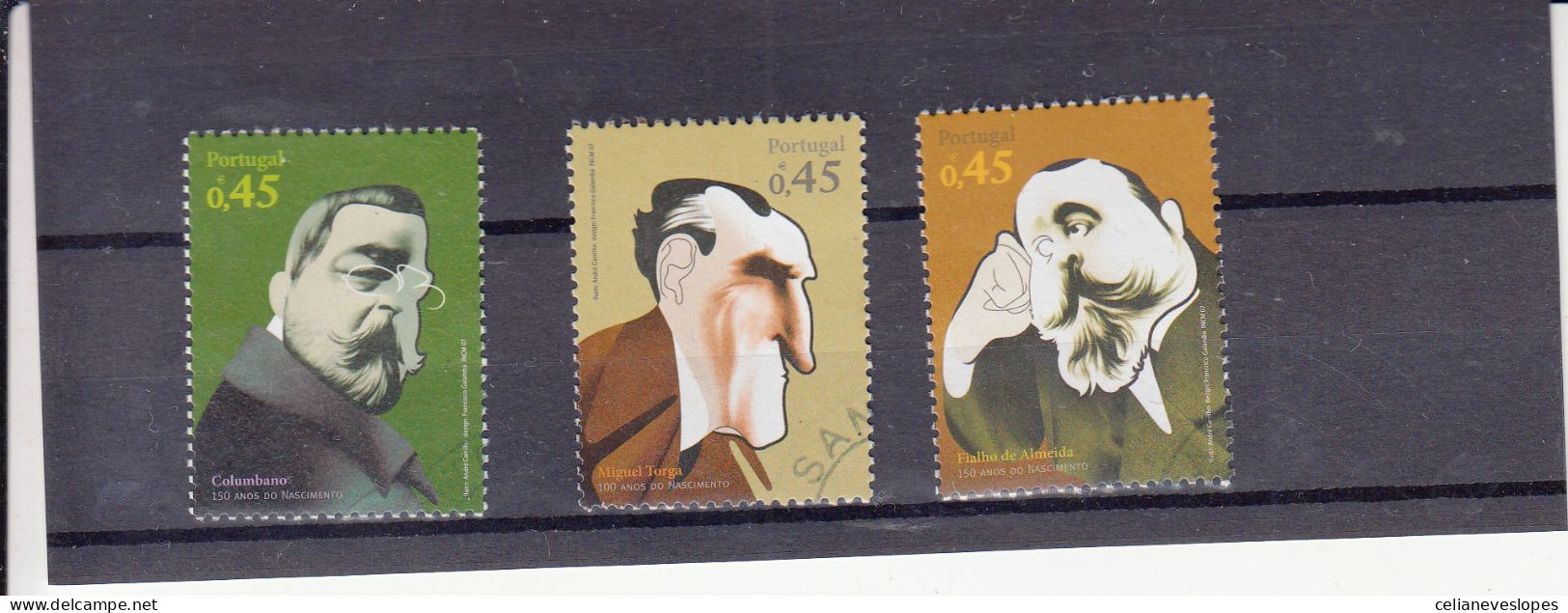 Portugal, Vultos Da História E Da Cultura, 1994, Mundifil Nº 3618 A 3620 Used - Gebruikt