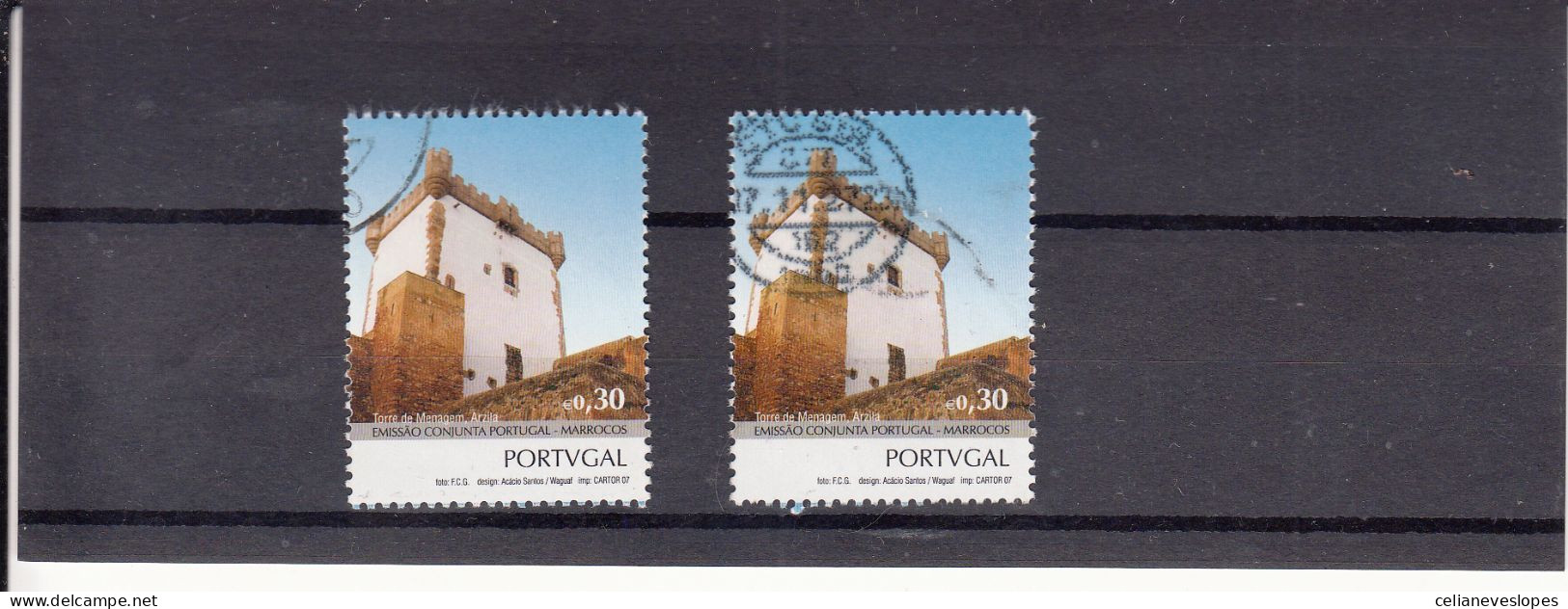 Portugal, Portugal - Marrocos, 2007, Mundifil Nº 3632 A 3633 Used - Used Stamps