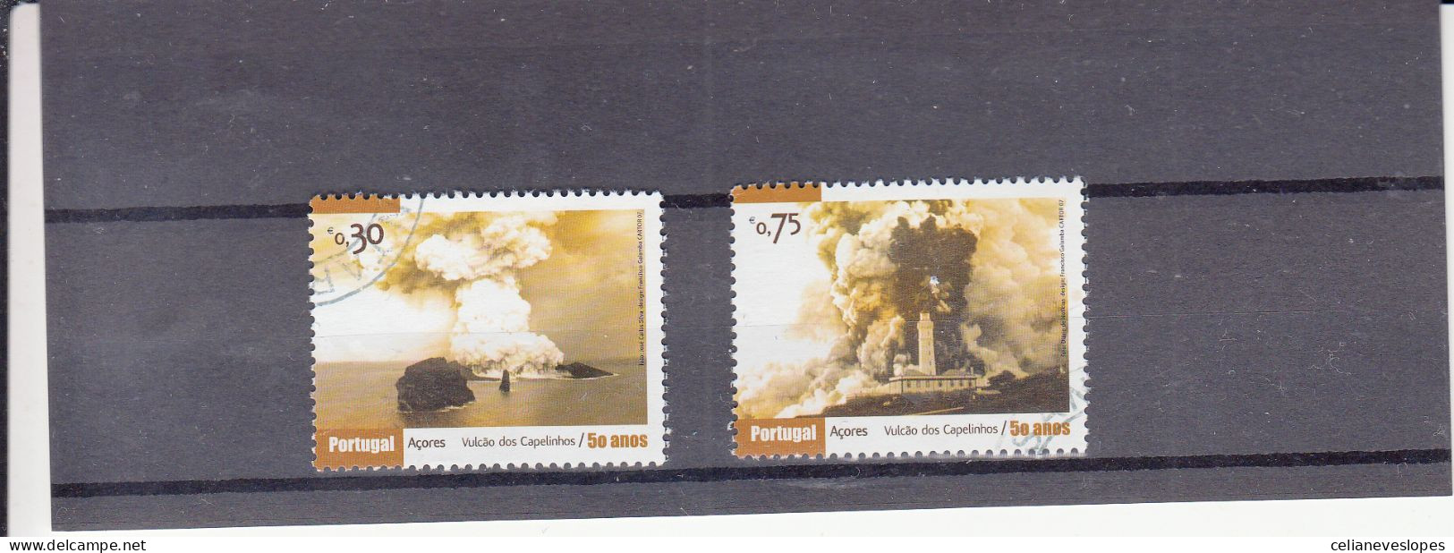 Portugal, Vulcão Dos Capelinhos - Açores, 2007, Mundifil Nº 3634 A 3635 Used - Usado