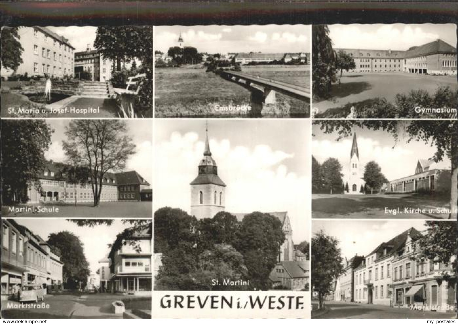 41287568 Greven Westfalen Emsbruecke St. Martini  Greven - Greven