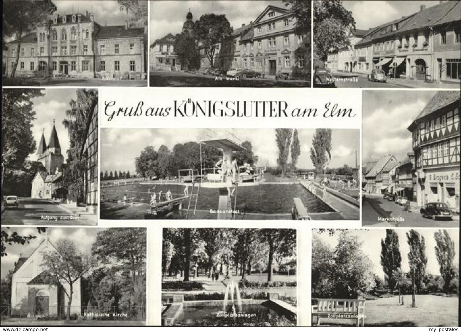 41287566 Koenigslutter Elm Zollplatz Badeanstalt Dom  Koenigslutter - Königslutter