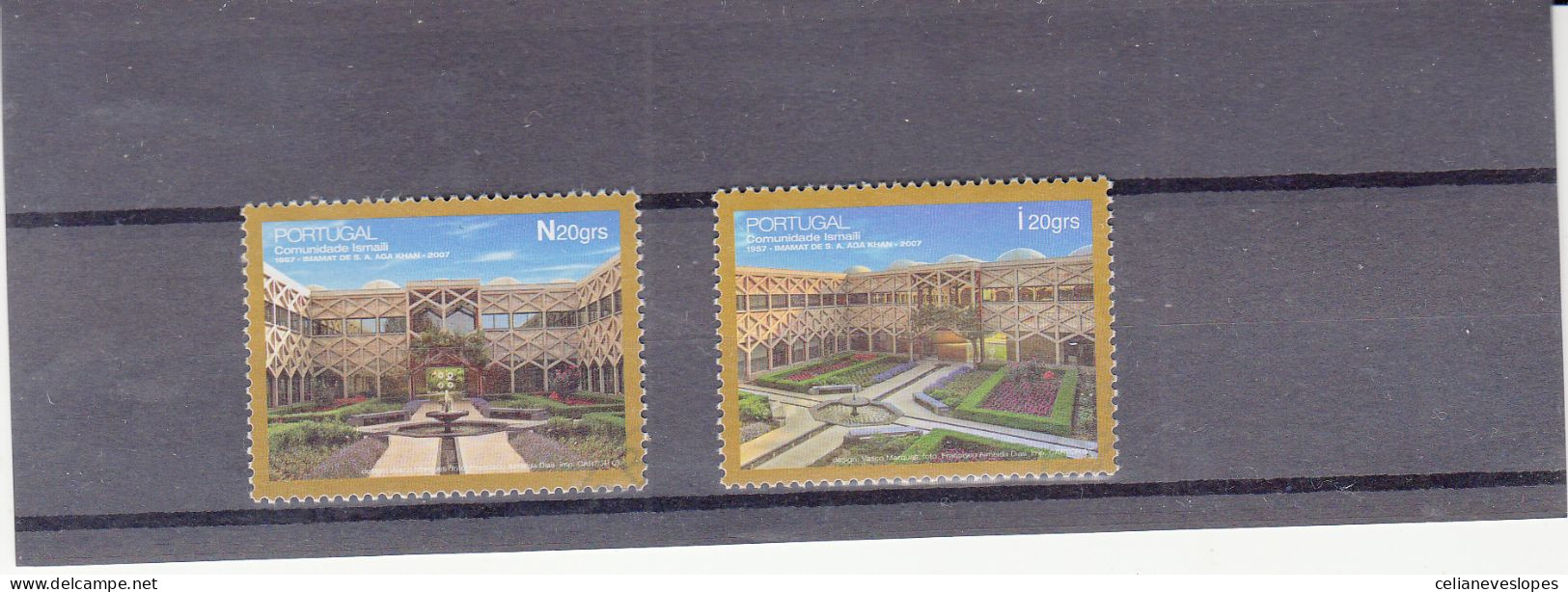 Portugal, Comunidade Ismaili Em Portugal, 2007, Mundifil Nº 3653 A 3654 Used - Used Stamps
