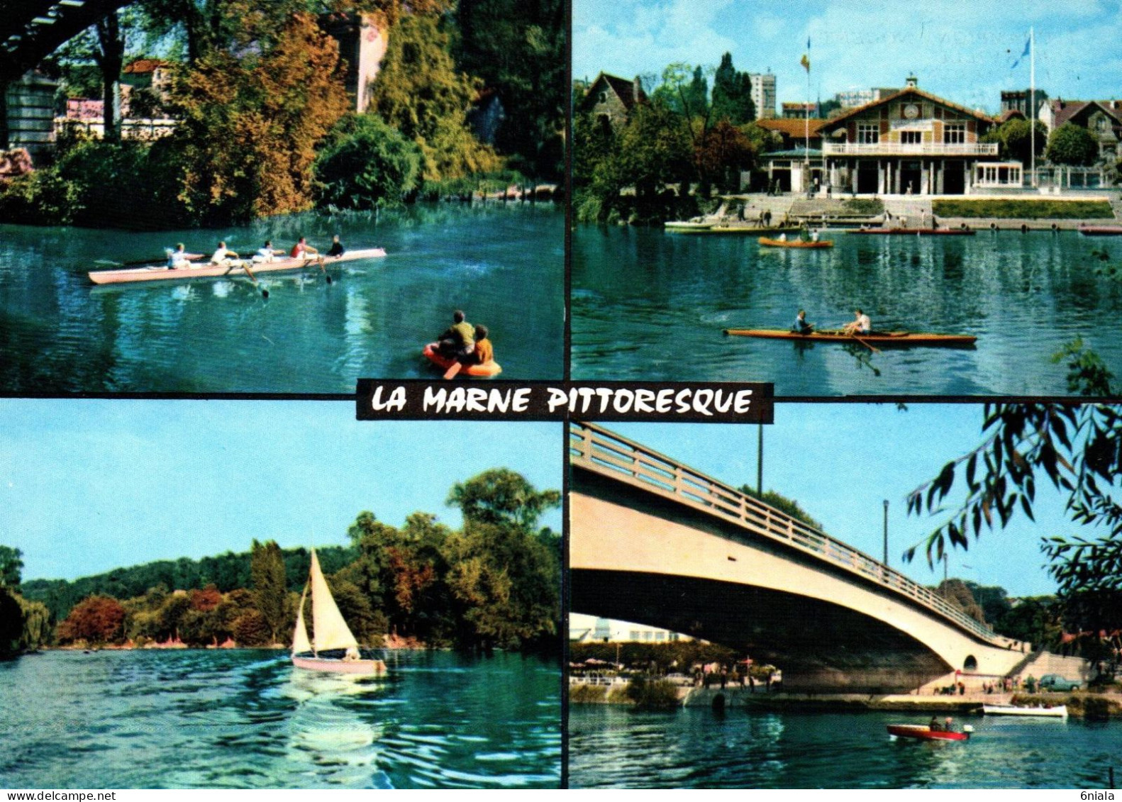 21242 La Marne Pittoresque  CHAMPIGNY NOGENT JOINVILLE LA VARENNE  BRY  LE PERREUX ( Aviron Voilier ) (2 Scans) - Other & Unclassified