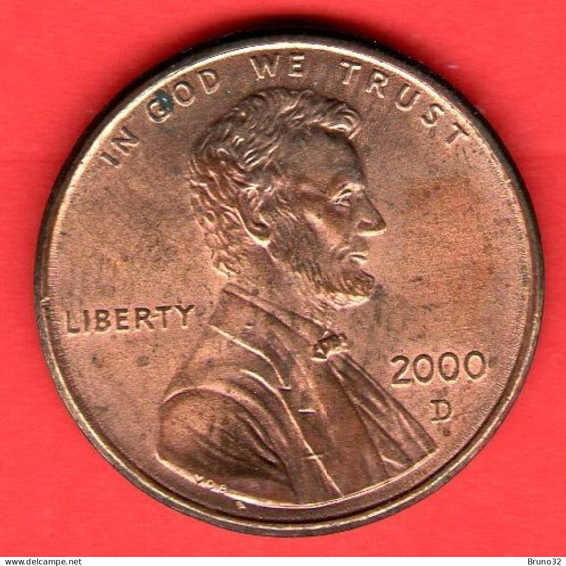 USA - United States - Stati Uniti - 2000 D - 1 Cent - QFDC/aUNC - Come Da Foto - 1959-…: Lincoln, Memorial Reverse