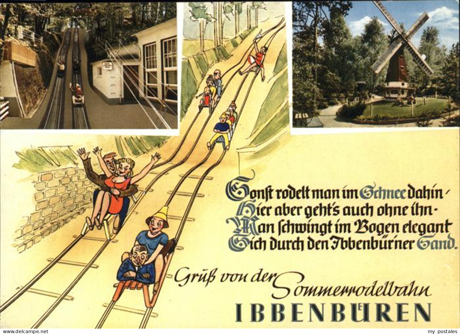 41287349 Ibbenbueren Sommerrodelbahn Maerchenwald Zeichnung Ibbenbueren - Ibbenbueren