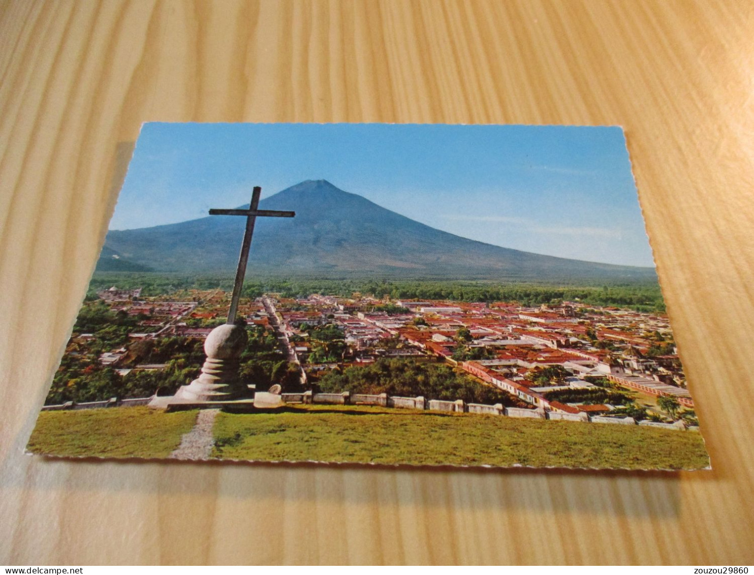 Antigua Guatemala (Guatemala).Hill With The Crucifix And Panoramic View. - Guatemala