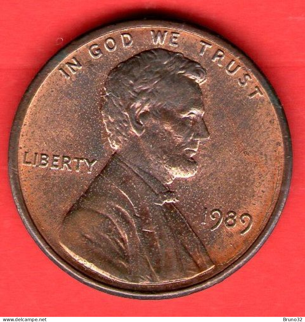 USA - United States - Stati Uniti - 1989 - 1 Cent - QFDC/aUNC - Come Da Foto - 1959-…: Lincoln, Memorial Reverse